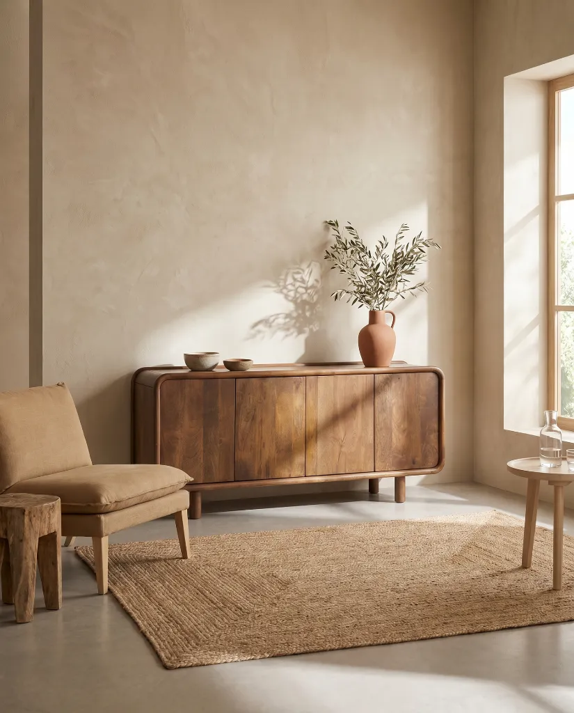 Generated with Kive.ai - El diseño_ proporciones_ materiales y detalles del mueble deben mantenerse idénticos_ sin modificaciones. Crea una escena de interiorismo donde el mueble esté ubicado en el centro de la (2).webp