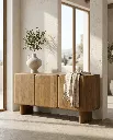 Generated with Kive.ai - Luxury product photography of a handcrafted natural solid mango wood furniture piece_ displayed in a refined Mediterranean-inspired interior. Warm and contemporary minimalist space with (1).webp