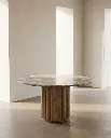 Generated with Kive.ai - A Mediterranean contemporary minimalist interior featuring a luxurious marble table as the absolute focal point of the scene. The composition is clean_ spacious_ and highly editorial_ i (1).webp