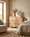 Generated with Kive.ai - Move the chest of drawers back so it sits flush against the wall behind it_ with no visible gap between the furniture and the wall. Keep the same bedroom_ camera angle_ natural window l (2).webp